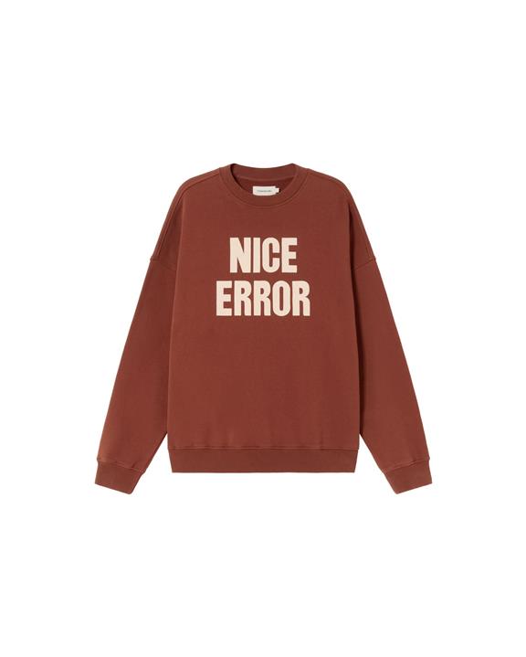 Sweatshirt Women Nice Error Jimena Brown from Shop Like You Give a Damn