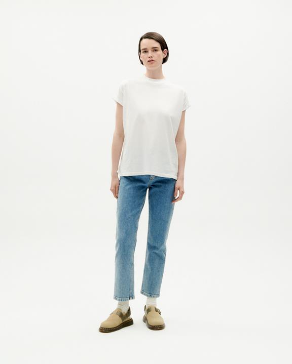 Basic T-Shirt Volta White from Shop Like You Give a Damn