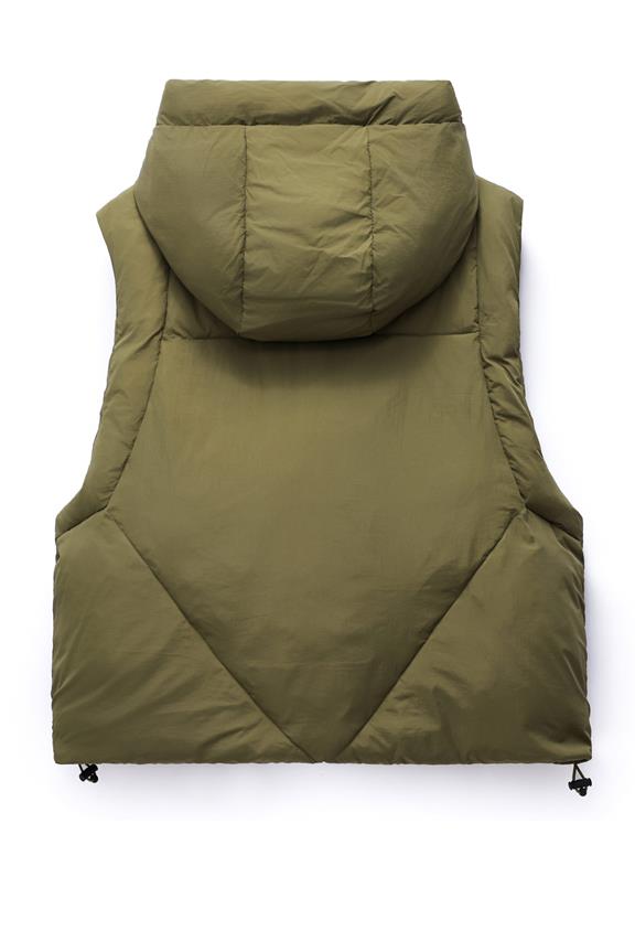 Puffer Vest  Andora Olive from Shop Like You Give a Damn