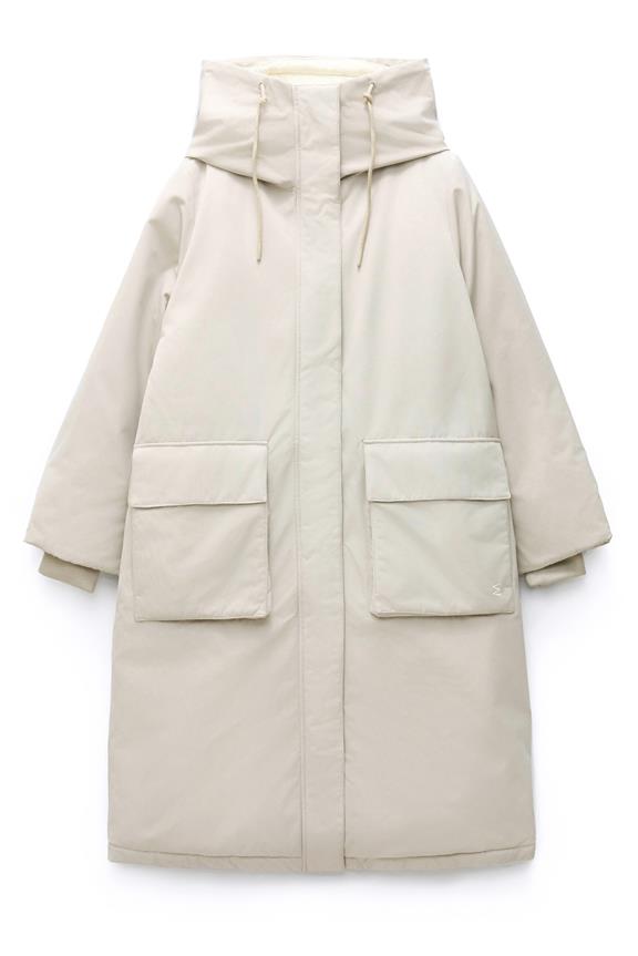 Cassis Utility Parka Dark Sand Cream via Shop Like You Give a Damn