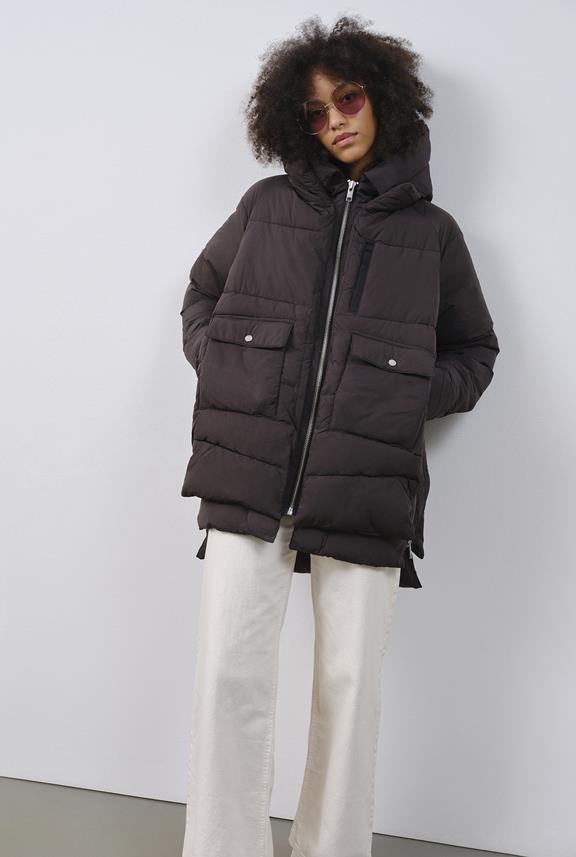 Puffer Jacket Lyndon Black via Shop Like You Give a Damn