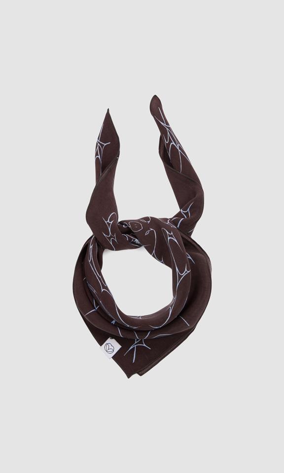 Bandana Self Care 1970s Dark Brown from Shop Like You Give a Damn