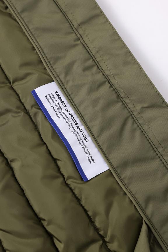 Puffer Jacket Bushwick Olive from Shop Like You Give a Damn