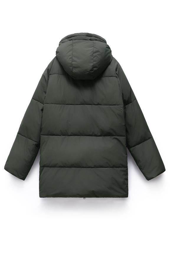 Puffer Jacket Astoria Black Olive from Shop Like You Give a Damn