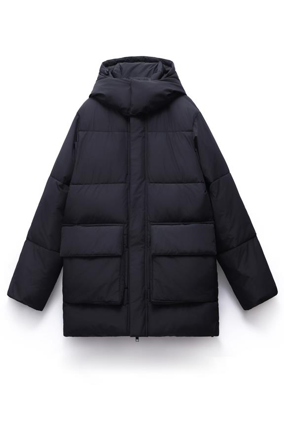 Puffer Jacket  Astoria Black via Shop Like You Give a Damn