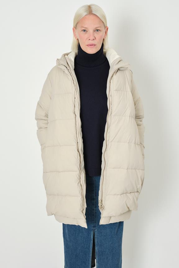 Puffer Jacket Fargo Dark Sand via Shop Like You Give a Damn