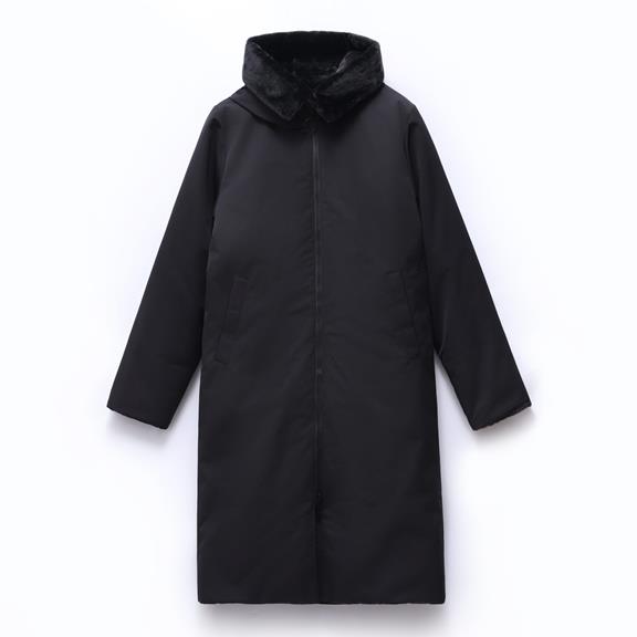 Puffer Coat Ivy Black via Shop Like You Give a Damn