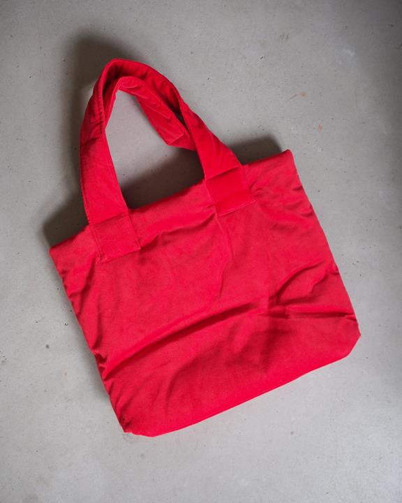 Tas Shopper Gevoerd Smol Rood via Shop Like You Give a Damn