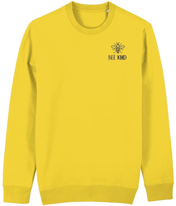 Sweater Unisex Bee Kind Yellow 1