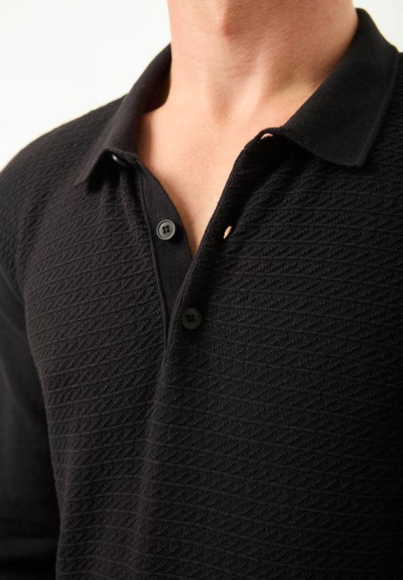 Sweater Polo Collar Black from Shop Like You Give a Damn