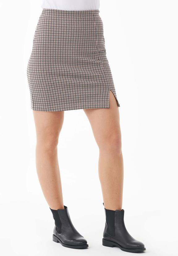 Short Skirt Houndstooth Pattern Multicolor from Shop Like You Give a Damn