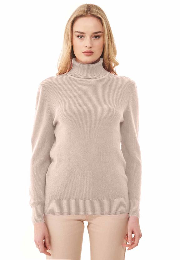 Turtleneck Sweater Beige via Shop Like You Give a Damn