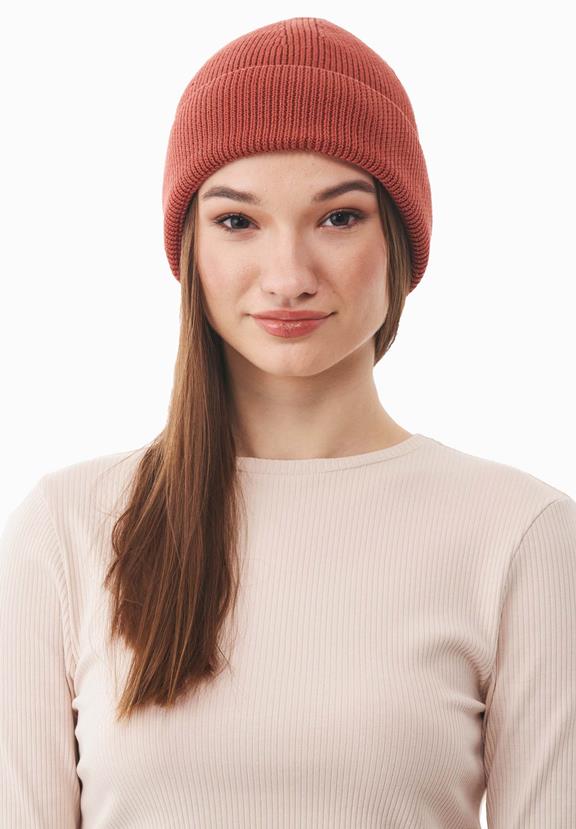 Beanie Unisex Knitted Cinnamon Brown from Shop Like You Give a Damn