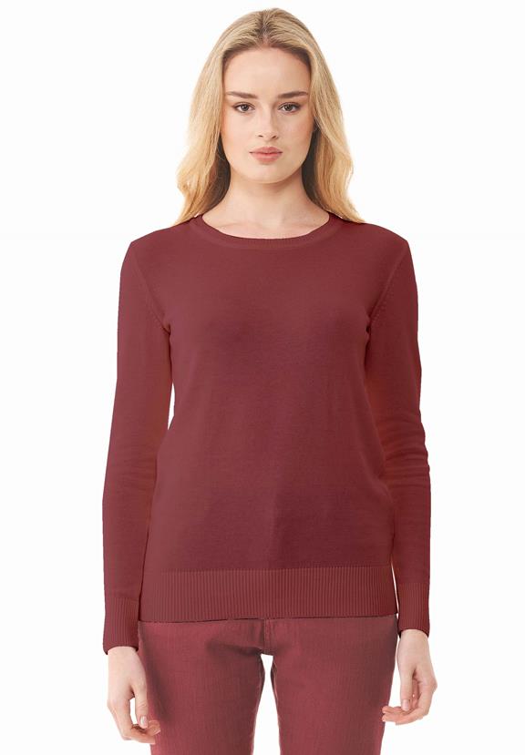 Sweater Dark Red via Shop Like You Give a Damn