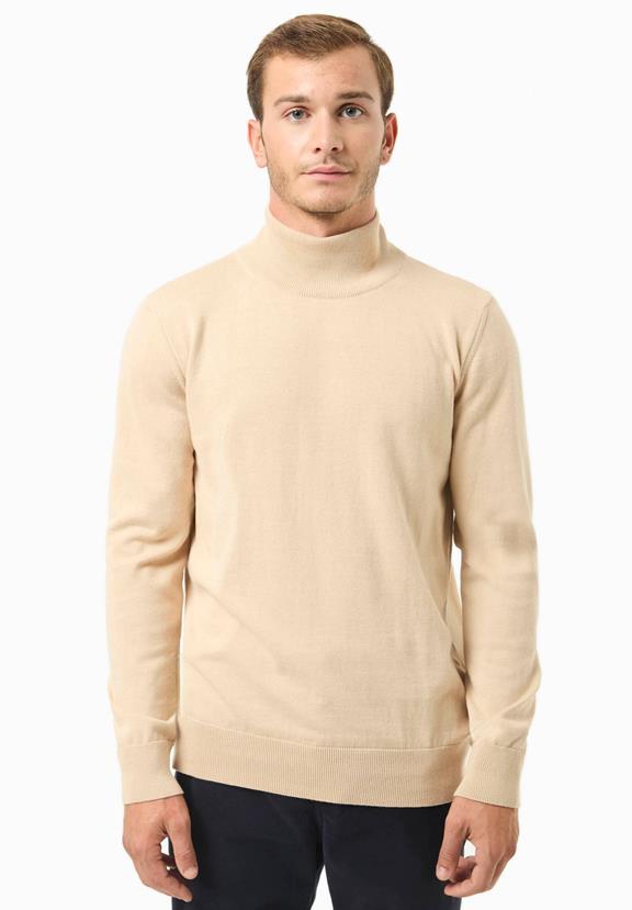 Turtleneck Sweater Beige via Shop Like You Give a Damn