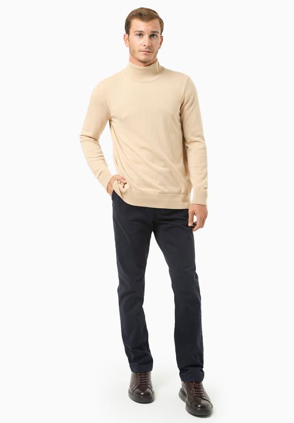 Turtleneck Sweater Beige from Shop Like You Give a Damn