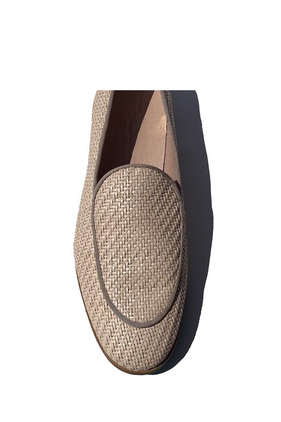 Loafer Princesa Beige Raffia from Shop Like You Give a Damn