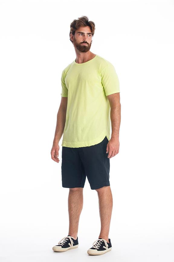 Tee Rick Curved Lime Yellow/Green via Shop Like You Give a Damn