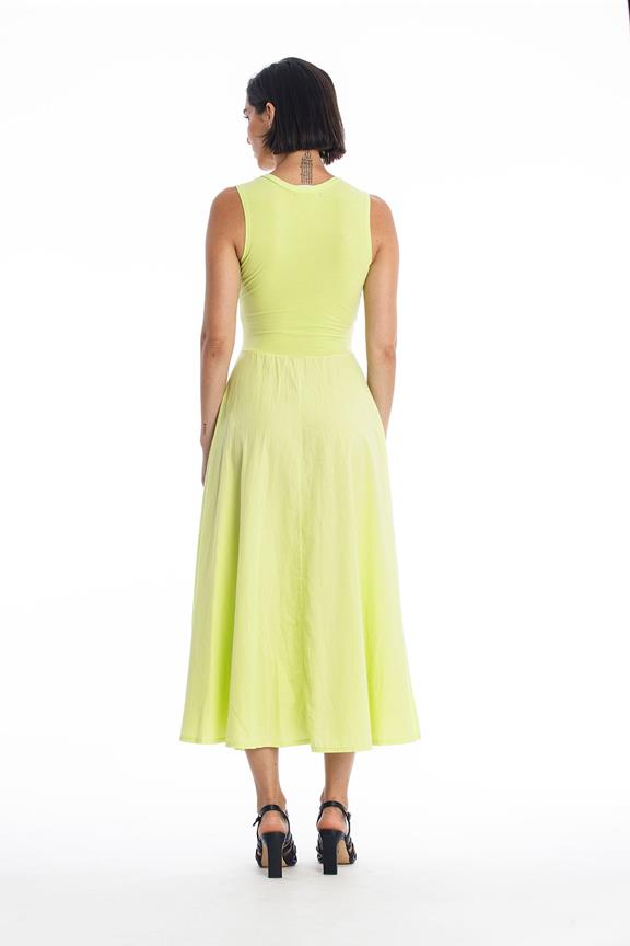 Dress Veronika Ns Lime Yellow via Shop Like You Give a Damn