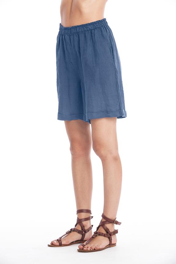 Shorts Long Creta Indigo Blue via Shop Like You Give a Damn