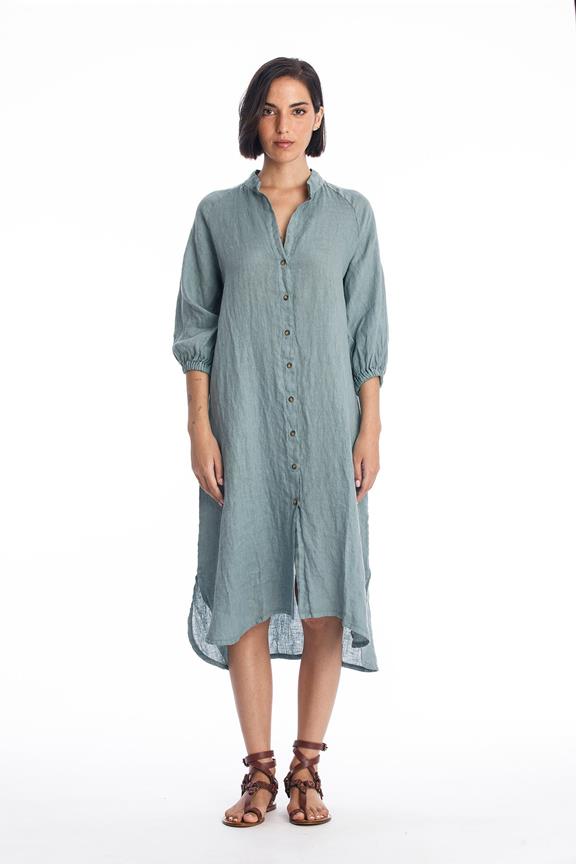 Shirt Dress Mei Chinois Green from Shop Like You Give a Damn