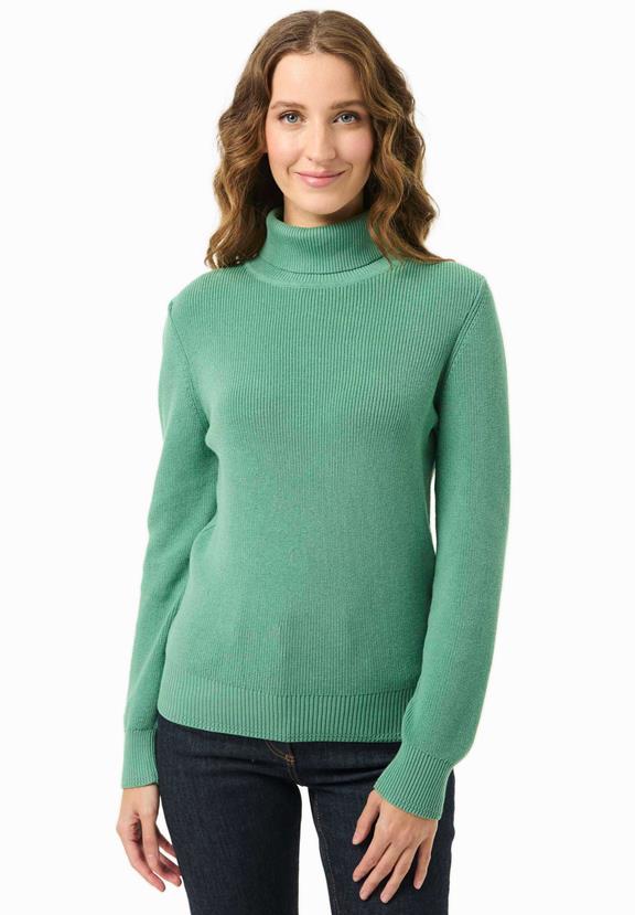 Sweater Turtleneck Leaf Green via Shop Like You Give a Damn