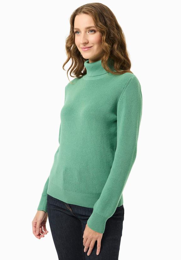 Sweater Turtleneck Leaf Green from Shop Like You Give a Damn