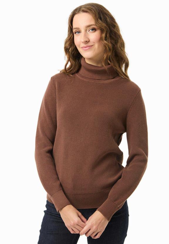 Sweater Turtleneck Cocoa Brown via Shop Like You Give a Damn