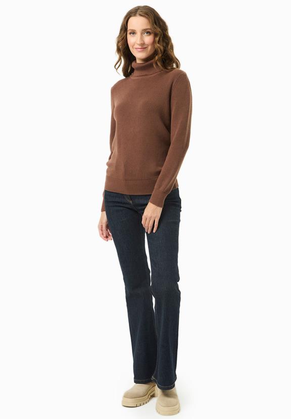 Sweater Turtleneck Cocoa Brown from Shop Like You Give a Damn