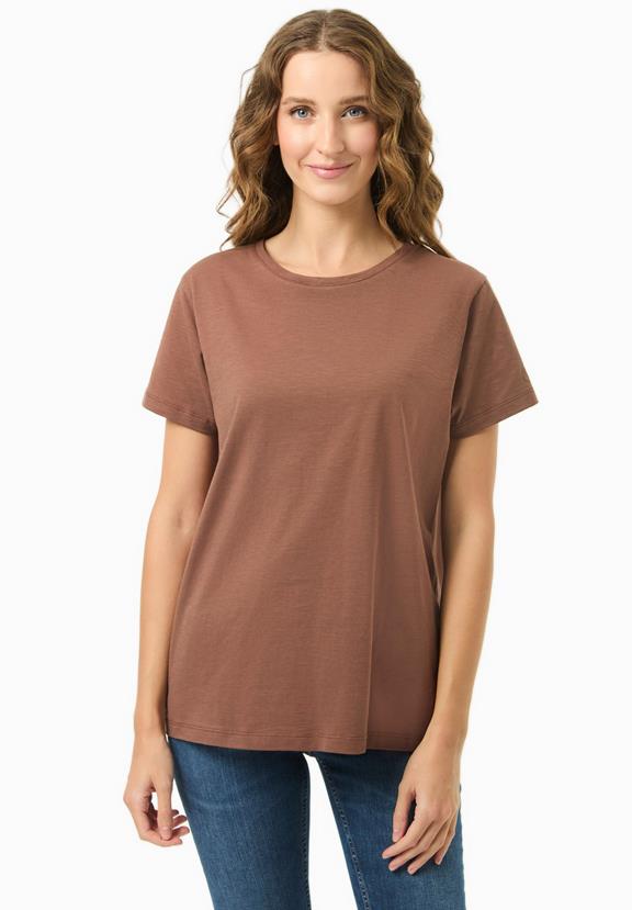 T-Shirt Basic Cocoa Brown via Shop Like You Give a Damn