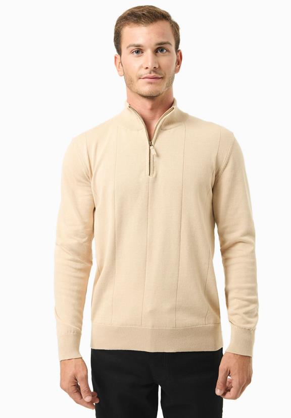 Troyer Sweater Beige via Shop Like You Give a Damn