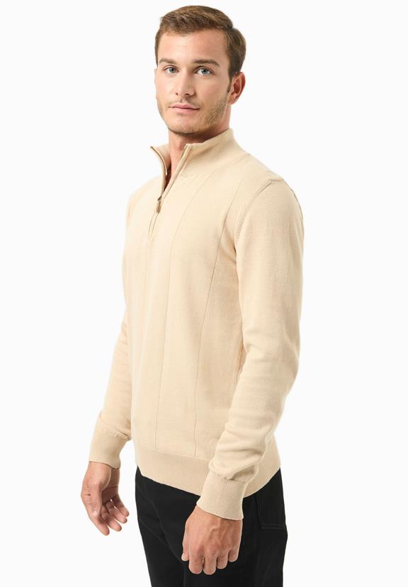 Troyer Sweater Beige from Shop Like You Give a Damn