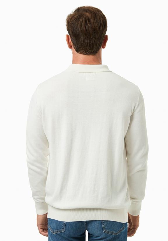 Sweater Polo Collar Off White from Shop Like You Give a Damn