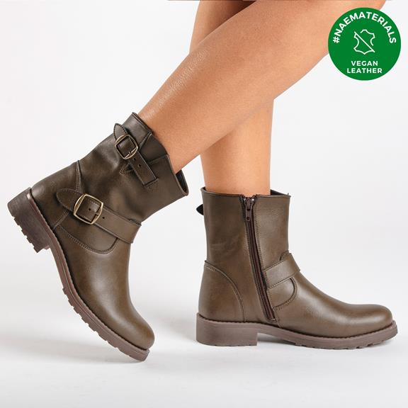 Biker Boots Odet Groen from Shop Like You Give a Damn