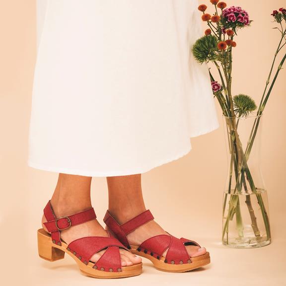 Sandals Magnolia Red from Shop Like You Give a Damn