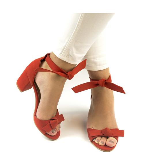 Sandalen Estela Rood from Shop Like You Give a Damn