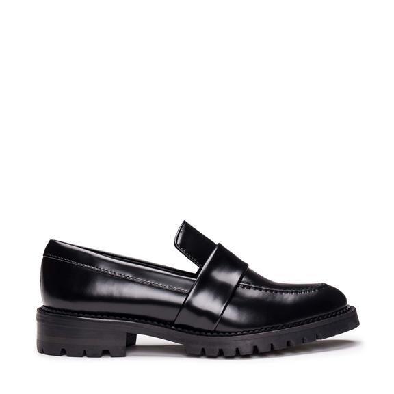 Loafers Elena Black via Shop Like You Give a Damn