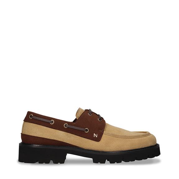 Boat Shoe Dario Beige via Shop Like You Give a Damn