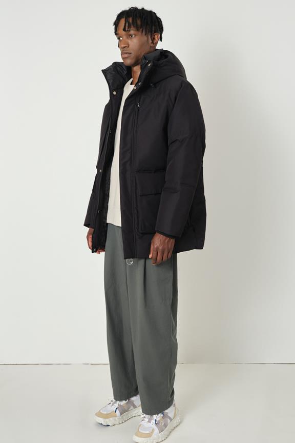 Brookville Parka Zwart from Shop Like You Give a Damn