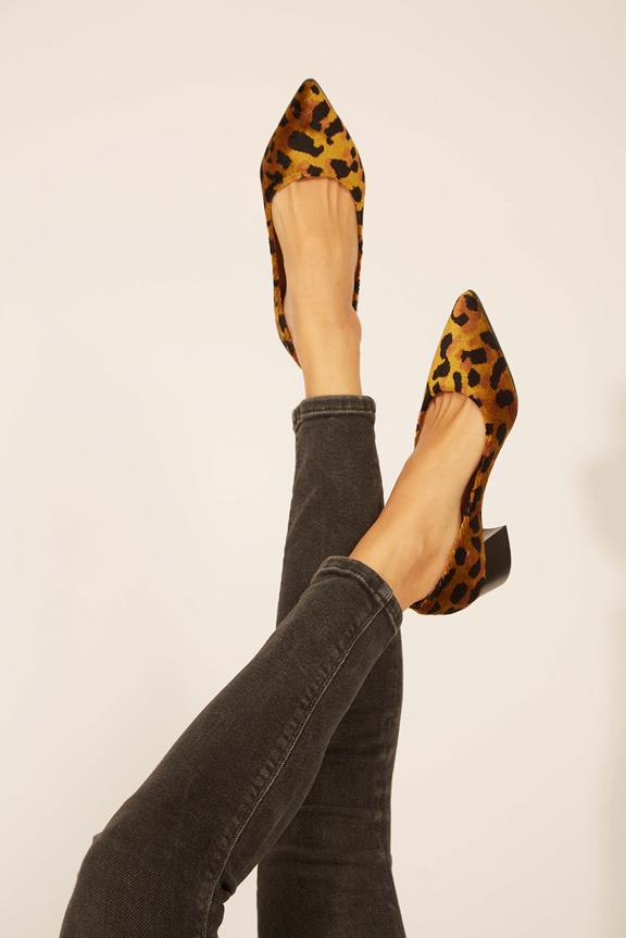 Pumps Leopard Ferox Midi Bruin/Zwart from Shop Like You Give a Damn