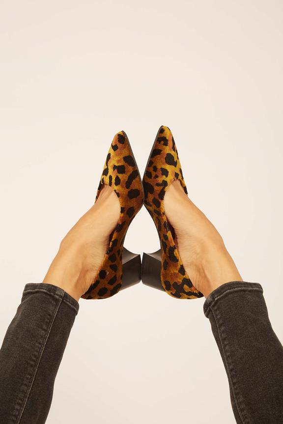 Pumps Leopard Ferox Midi Brown/Black from Shop Like You Give a Damn