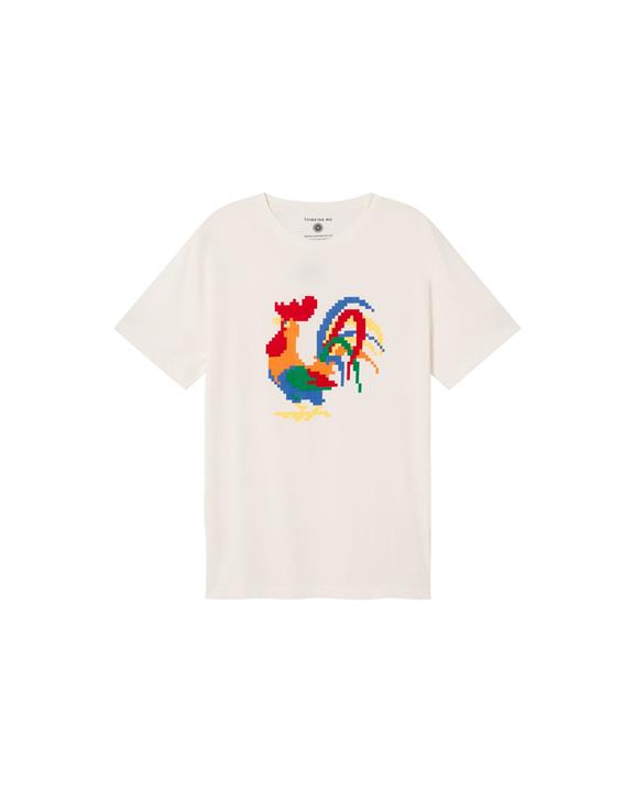 T-Shirt Rooster White via Shop Like You Give a Damn