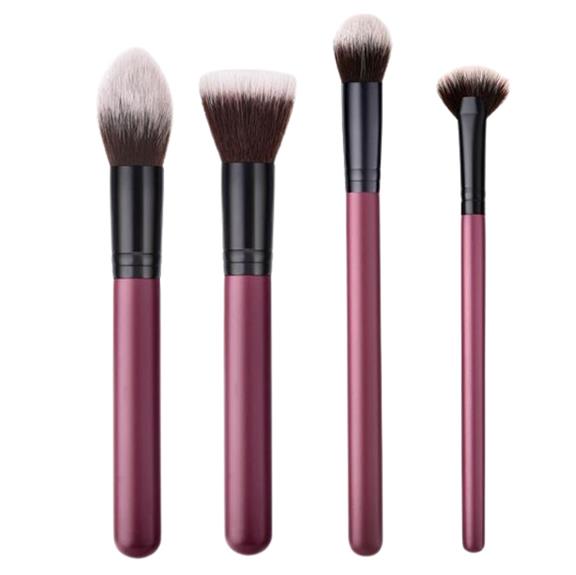 Brush Set Face & Cheek Makeup Chic Purple And Black via Shop Like You Give a Damn