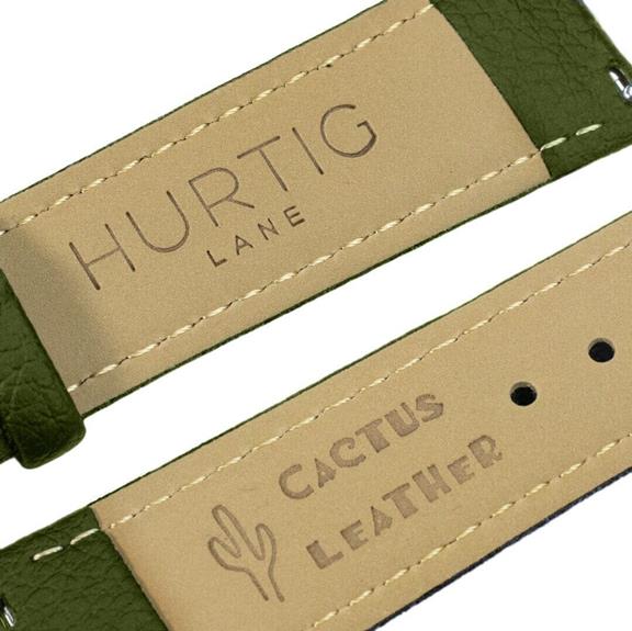 Horloge Cactus Leather Square NeliÃ¶ Goud, Zwart & Groen from Shop Like You Give a Damn