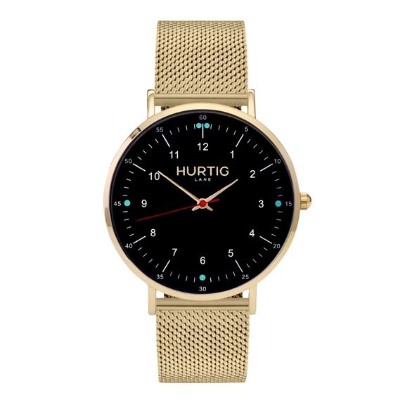 Men's Watch Moderno Gold, Black & Gold via Shop Like You Give a Damn