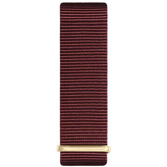 Horlogeband Nato Maroon & Goud via Shop Like You Give a Damn