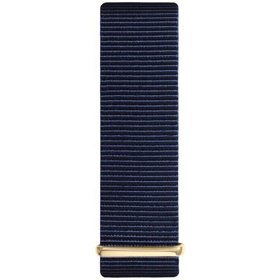 Horlogeband Nato Ocean Blue & Goud via Shop Like You Give a Damn