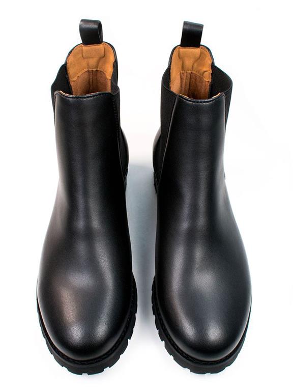 Chelsea Boots Men Wide Fit Luxe Deep Tread Black from Shop Like You Give a Damn