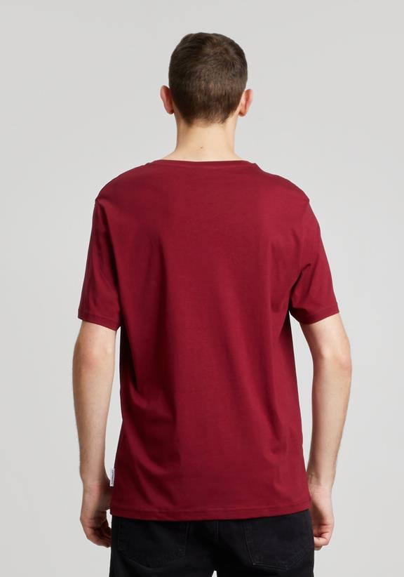 T-Shirt Blanko Burgundy 4