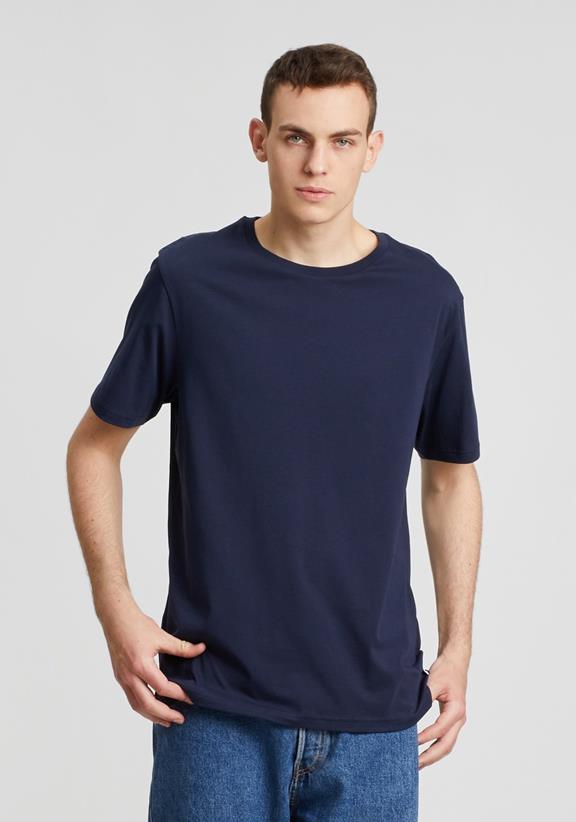 T-Shirt Blanko Navy 1